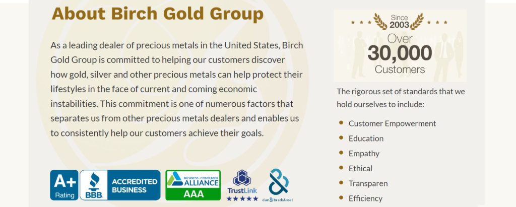 about birch gold group