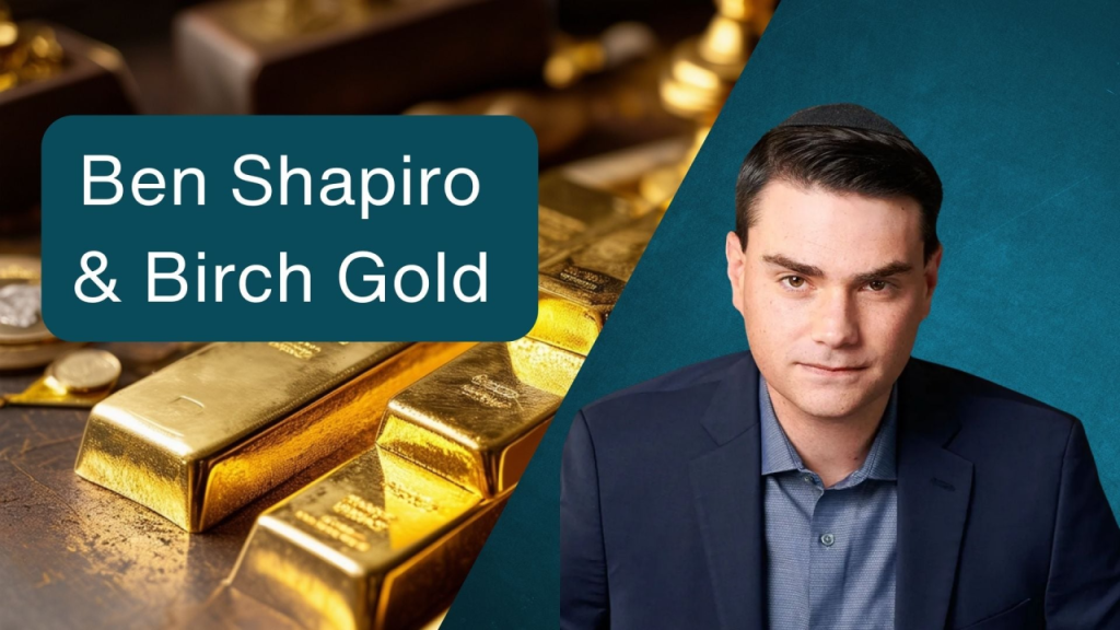 Ben Shapiro and birch gold group sponsor