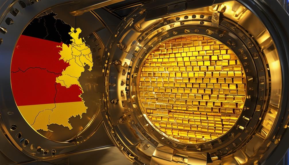 germany s gold reserves location