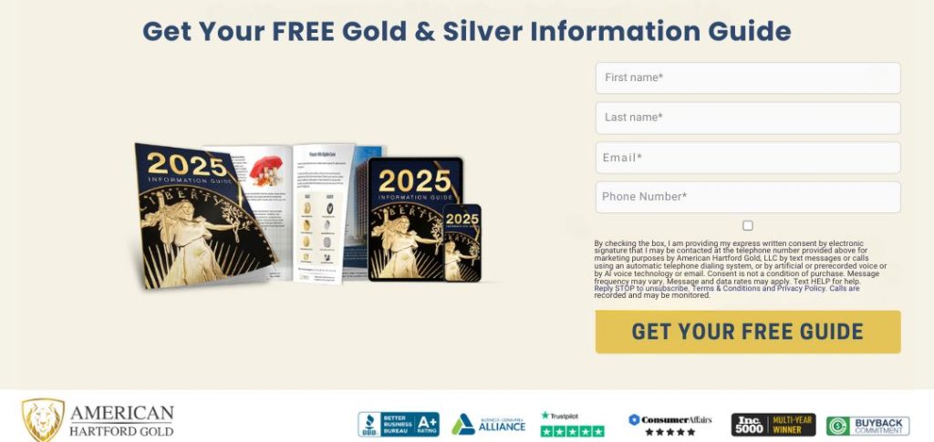 American Hartford Gold Free Information Request