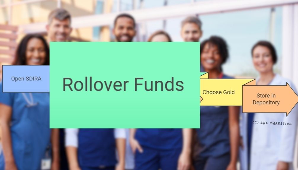 step 2 - rollover funds to your gold IRA