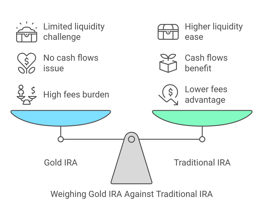 Gold IRA Cons vs Traditional IRAs